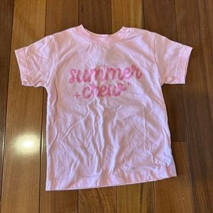 Toddler Girls Summer crew shirt size 2T